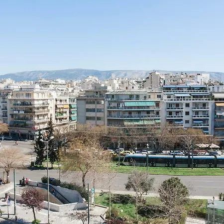 Apartmán Museum Of Modern Art In Apartment, Next To Metro Suggrou Fix, Walk To Acropolis *